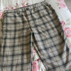 Plaid trousers